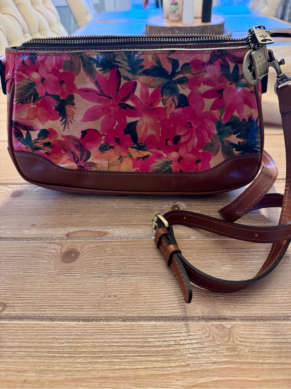 Patricia Nash Nova Crossbody in Spring multi floral print.